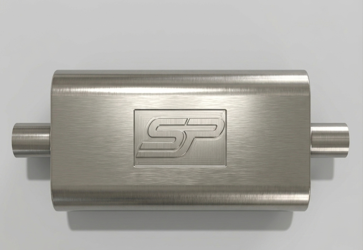 SpeedyPeformance Direct-series muffler | Factory replacement muffler 2.5" #3309