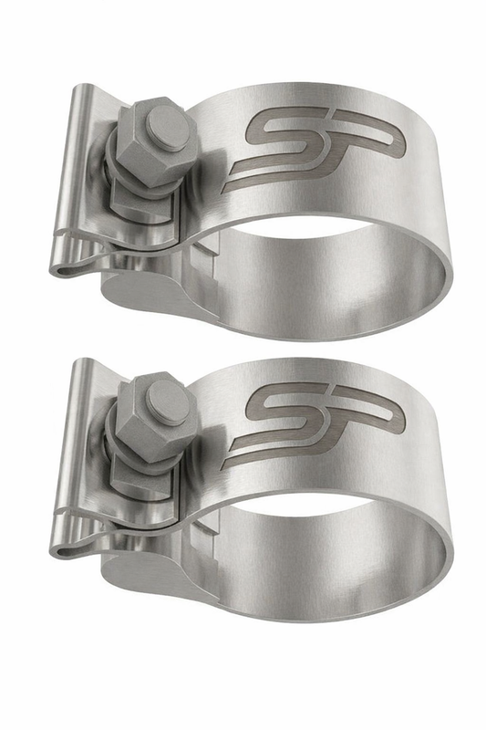 Stainless Steel Exhaust Band Clamp 3.0" 2 Pack
