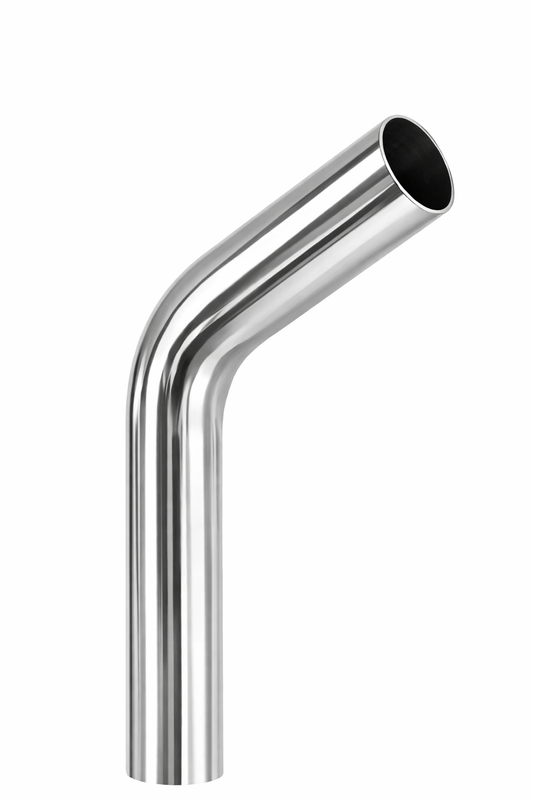 45° Stainless Steel Mandrel Bend 3.0"