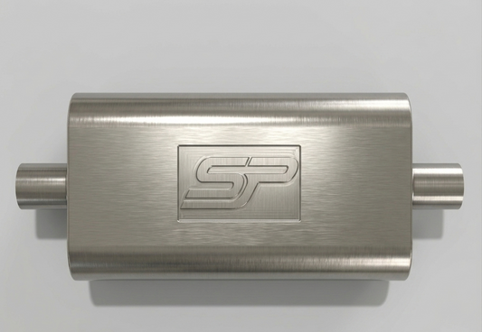 SpeedyPeformance Direct-series muffler | Factory replacement muffler 2.5" #3309