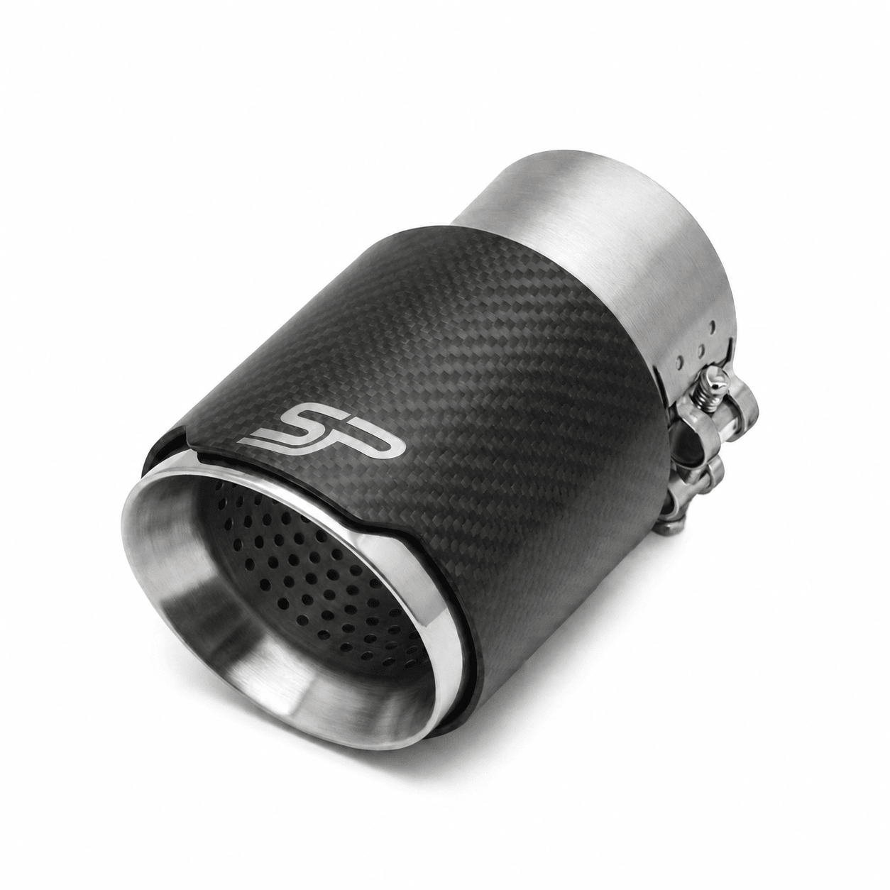 Carbon Fiber Exhaust Tip 2.5" in to 3.5" out