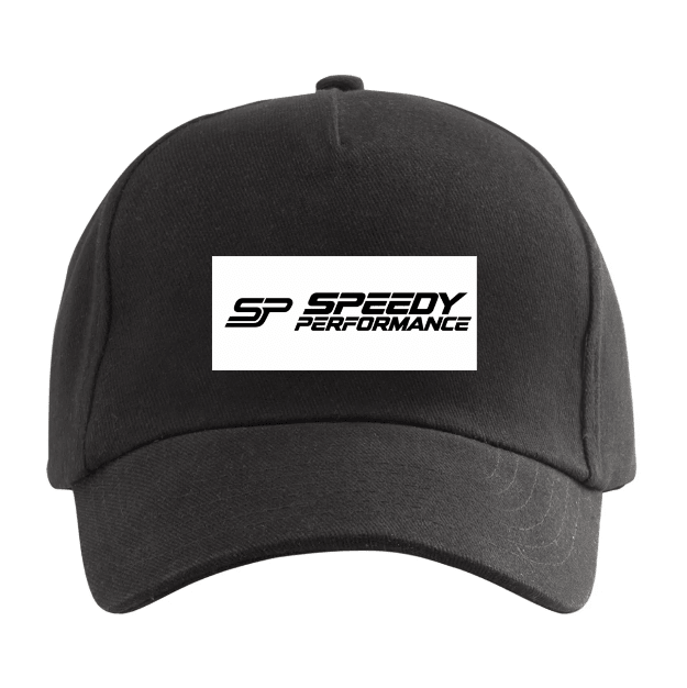 SpeedyPerformance Classic Adjustable Black Baseball Cap | SpeedyPerformance Exhausts - Speedy Performance Exhausts