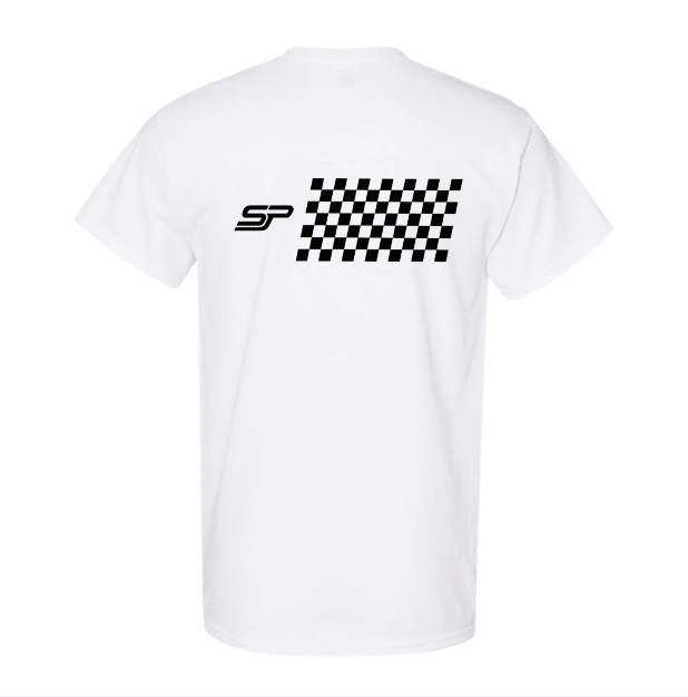 Essential Men’s White Crewneck Tee - Speedy Performance Exhausts