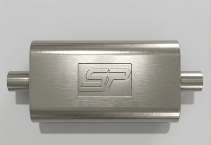 SpeedyPeformance Direct-series muffler | Factory replacement muffler 2.5" #3309 - Speedy Performance Exhausts