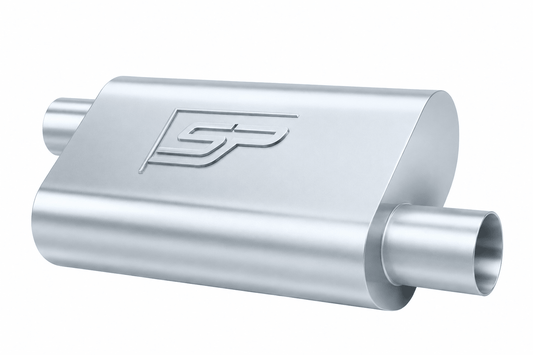 SpeedyPerformance ApexFlow Series Muffler 2.5" #3301 - Speedy Performance Exhausts