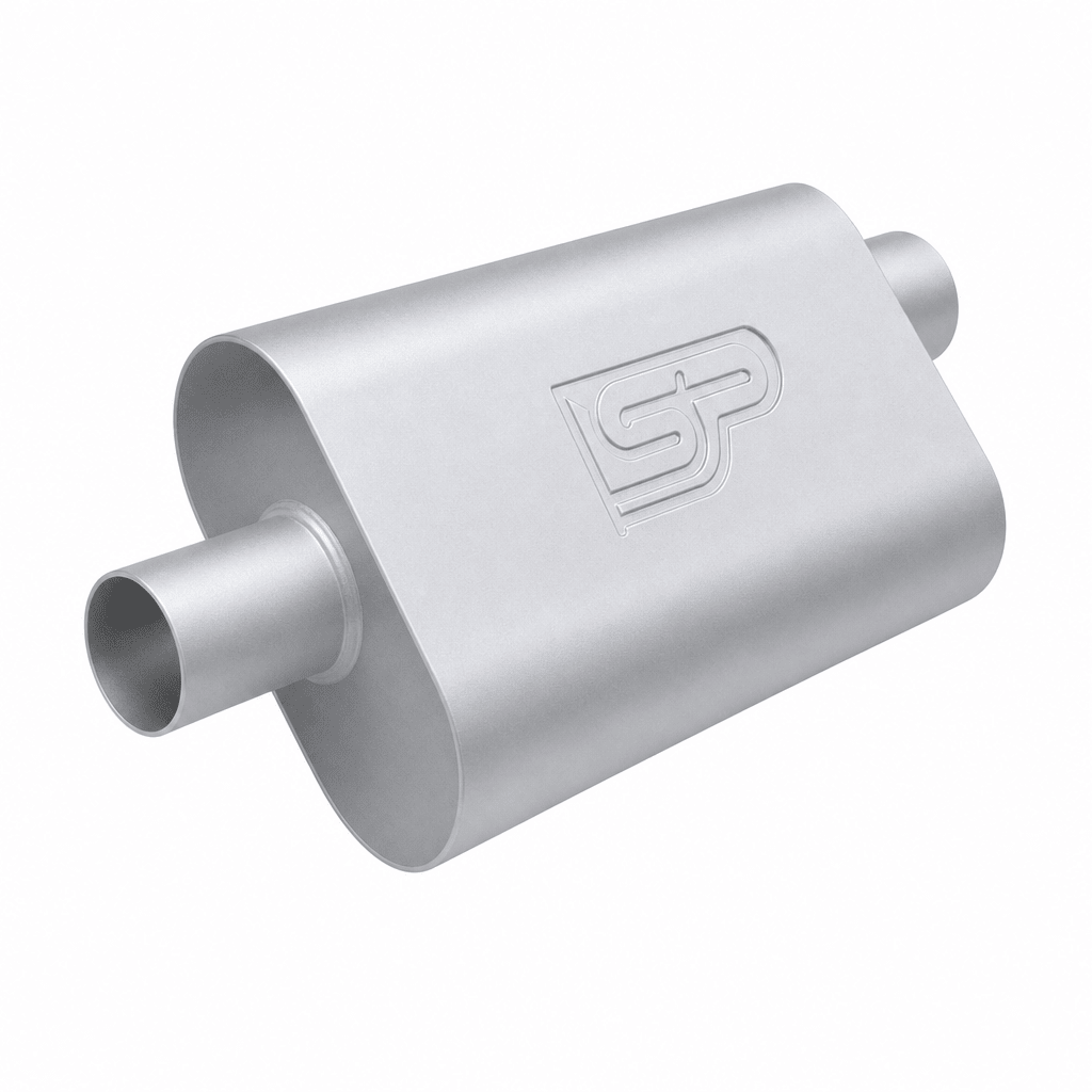 SpeedyPerformance ApexFlow Series Muffler 2.5" #3304 - Speedy Performance Exhausts
