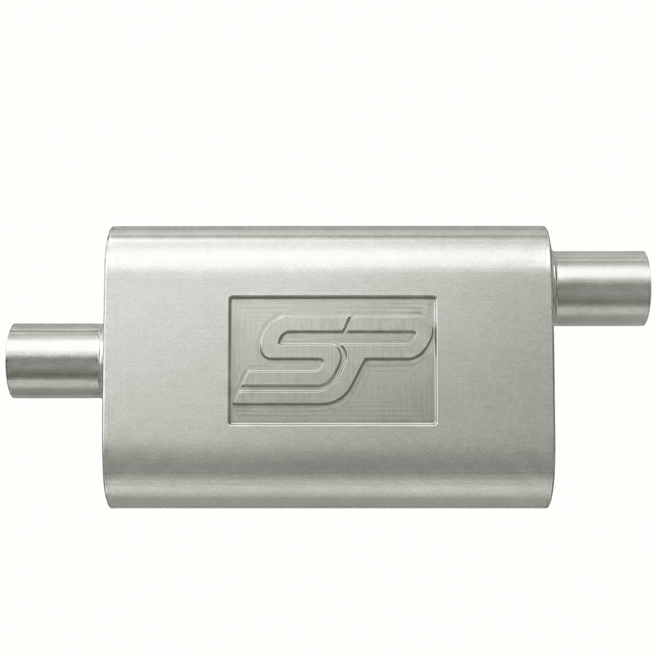 SpeedyPerformance ApexFlow Series Muffler 2.5" #3304 - Speedy Performance Exhausts