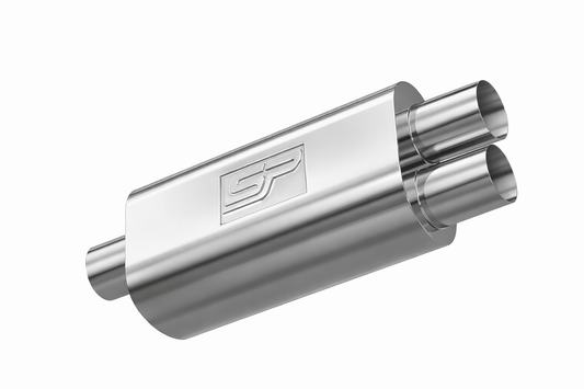 SpeedyPerformance ApexFlow Series Muffler 3"/2.5" #3302 - Speedy Performance Exhausts