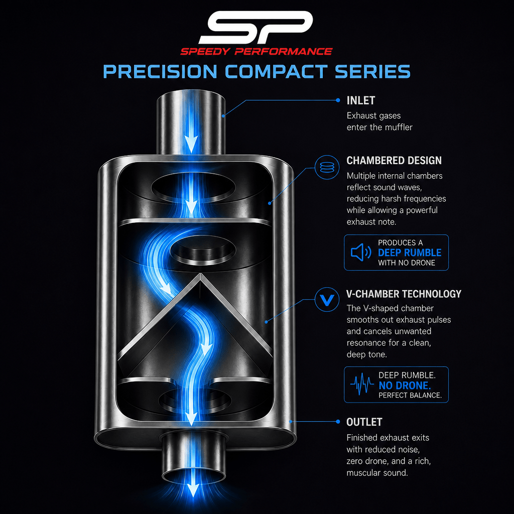 SpeedyPerformance Precision-Compact Series 2.5" #3307