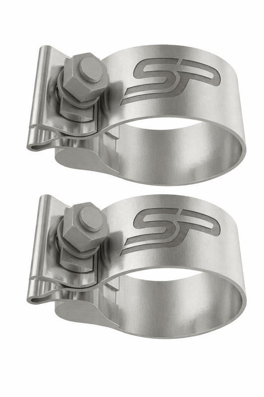 Stainless Steel Exhaust Band Clamp 3.0" 2 Pack - Speedy Performance Exhausts