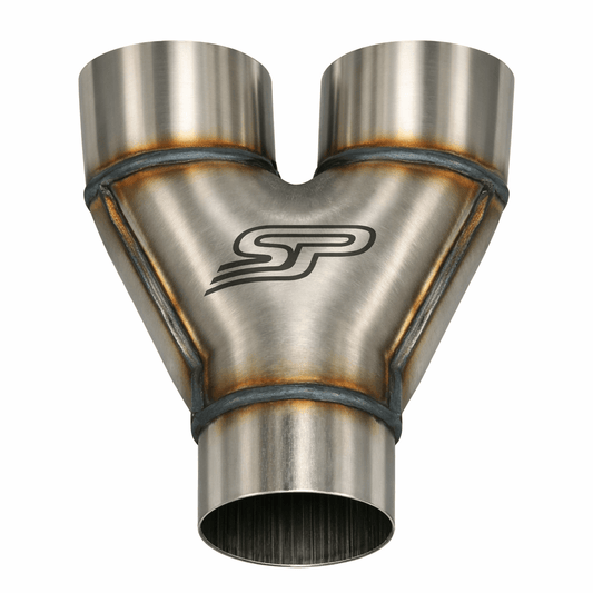 Stainless Steel Y-Pipe 2.5" to Dual 2.5" - Speedy Performance Exhausts