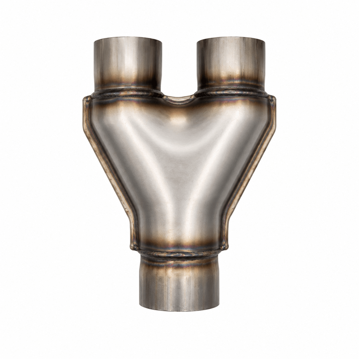 Stainless Steel Y-Pipe 3" to Dual 2.5"